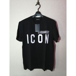 【新品・未使用】ディースクエアード　ICON 　Tシャツ　ブラック　サイズL