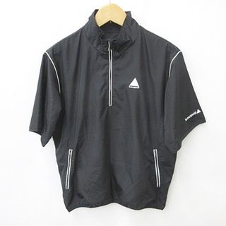 ルコックスポルティフ(le coq sportif)のルコックスポルティフ ゴルフ ジャケット ウインドブレーカ 黒 ブラック L(ウエア)