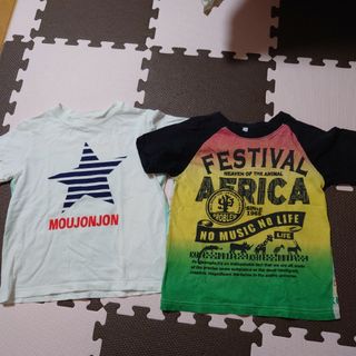 mou jon jon - MOUJONJON 半袖Tシャツ　120  １枚とおまけ１枚 ２枚セット