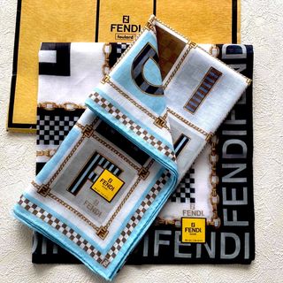 フェンディ(FENDI)のFENDI★フェンディハンカチ D ★新品未使用★2枚セット(ハンカチ)