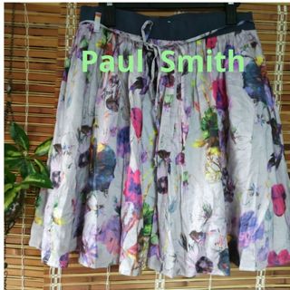 ポールスミス(Paul Smith)のポールスミス　花柄スカート(ひざ丈スカート)