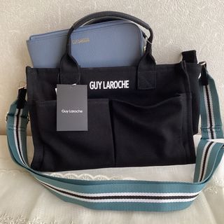 Guy Laroche - ギラロッシュキャンパストートバッグとウォレットのセット