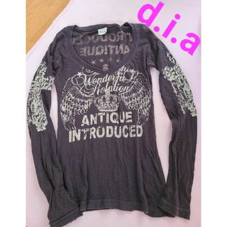 d.i.a - d.i.a トップス 長袖Tシャツ  ギャル