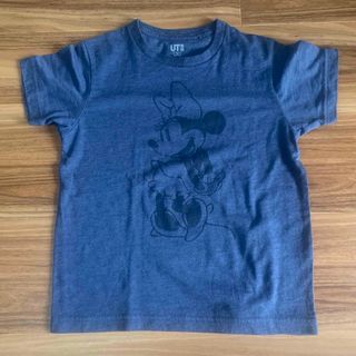 ユニクロ(UNIQLO)のUT 半袖　Tシャツ　紺色　ミニーマウス　120㎝(Tシャツ/カットソー)