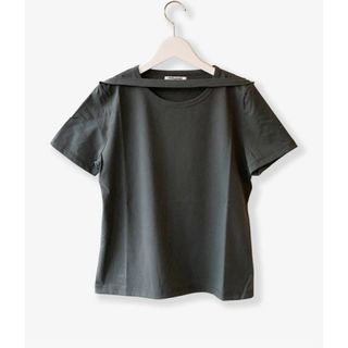 フミカウチダ(FUMIKA_UCHIDA)の新品　FUMIKA_UCHIDA トップス　charcoal(Tシャツ(半袖/袖なし))