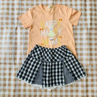 ニットプランナー(KP)のKP ニットプランナー　mimiちゃん半袖Tシャツ140&スカパン140(Tシャツ/カットソー)