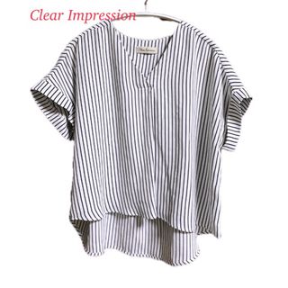 CLEAR IMPRESSION クリアインプレッション 半袖ブラウス