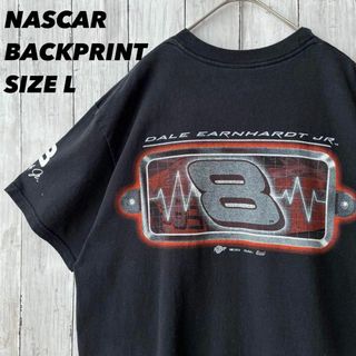 アメリカ古着　NASCAR ナスカードライバーデイルアーンハートジュニア　L 黒(Tシャツ/カットソー(半袖/袖なし))