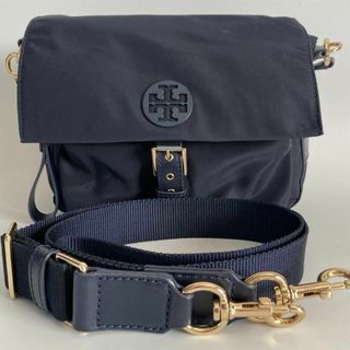 トリーバーチ(Tory Burch)のTORY BURCH 2way ショルダーバッグ 斜め掛け ネイビー(ショルダーバッグ)