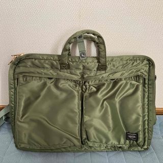 ポーター(PORTER)のPORTERタンカー 3way トート　ショルダー　リュック　2層　ブラック(ビジネスバッグ)