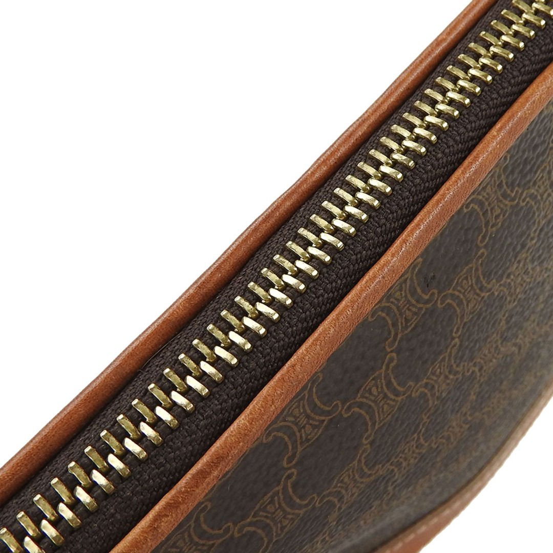 CELINE - 【中古】 セリーヌ ポーチ マカダム PVC レザー CELINE - 【中古】 セリーヌ ポーチ マカダム PVC レザー