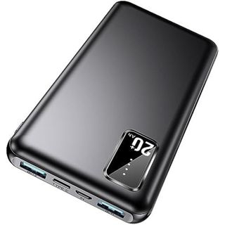 モバイルバッテリー 大容量 20000mAh 軽量 3台同時充電  急速充電 (バッテリー/充電器)