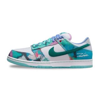 ナイキ(NIKE)のFutura×Nike SB Dunk White and Geode Teal(スニーカー)