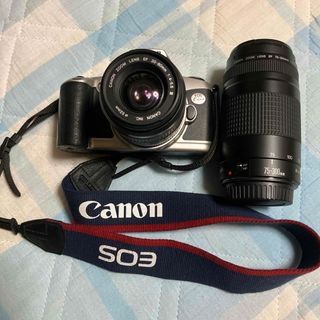 キヤノン(Canon)のCanon  EOS  kiss  訳あり　望遠レンズ付き(フィルムカメラ)