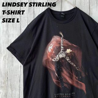 ミュージックティー(MUSIC TEE)のアメリカ古着LINDSEY STIRLINGリンジースターリングプリントTシャツ(Tシャツ/カットソー(半袖/袖なし))