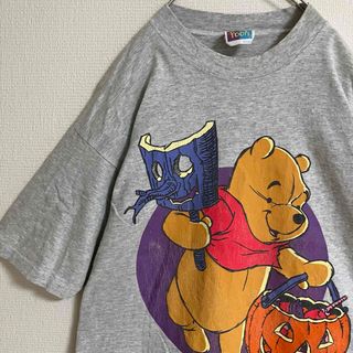 ディズニー(Disney)のUSA製DisneyディズニーくまのプーさんTシャツtシャツアニメキャラクター(Tシャツ/カットソー(半袖/袖なし))