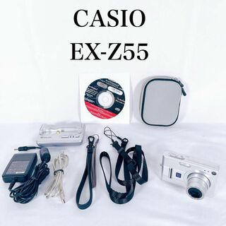 【動作美品】CASIO カシオ　EX-Z55カメラ　コンデジ(コンパクトデジタルカメラ)