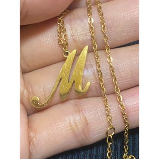 STAINLESS STEEL INITIAL NECKLACE(ネックレス)