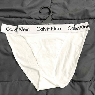 カルバンクライン(Calvin Klein)のカルバンクライン　ショーツ　ビキニ　M L白　女性　下着　ロゴ　ブラ　CK(ショーツ)