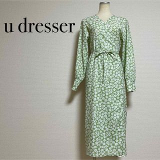 udresser ユードレッサー マキシ丈ワンピース ロングワンピ カシュクール