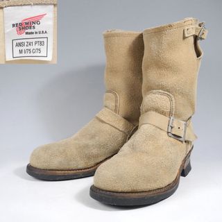 REDWING - PT83エンジニア8268ベルト低スエード9269ヴィンテージPT91 2268