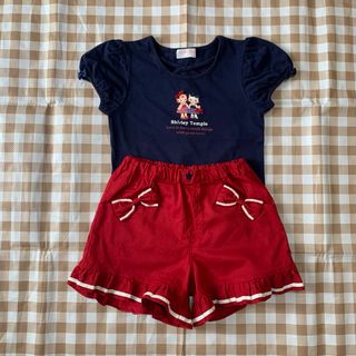 Shirley Temple - シャーリーテンプル　半袖Tシャツ130&ショートパンツ140