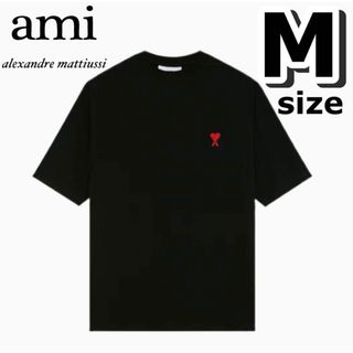 アミ(ami)のAmiparis　アミパリス　Tシャツ　Mサイズ　男女兼用　黒　ブラック(Tシャツ/カットソー(半袖/袖なし))