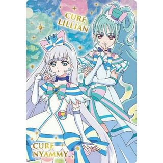 【[ホログラム仕様] P16 キュアニャミー＆キュアリリアン】プリキュアオールスターズ キラキラカードグミ(2024年5月版) ※カードのみ(その他)