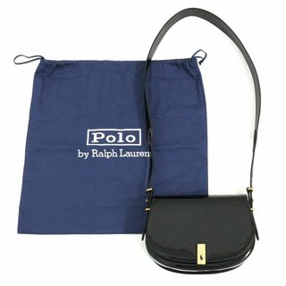 ポロラルフローレン(POLO RALPH LAUREN)のポロ バイ ラルフローレン 22AW Polo ID パテントレザーサドルバッグ(ショルダーバッグ)