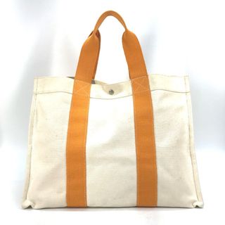 エルメス(Hermes)のエルメス HERMES ボラボラＧＭ ビーチバッグ カバン ショルダーバッグ ハンドバッグ トートバッグ キャンバス オレンジ(トートバッグ)