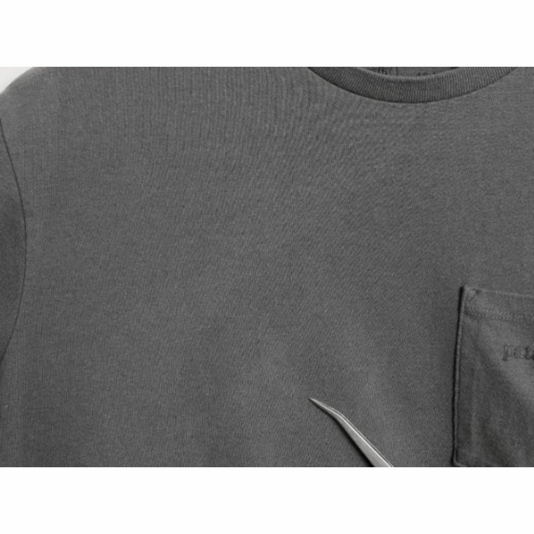 patagonia(パタゴニア)の22年製 パタゴニア ポケット付き 両面 プリント 半袖 Tシャツ メンズ M / Patagonia ポケT アウトドア グラフィック アート バックプリント メンズのトップス(Tシャツ/カットソー(半袖/袖なし))の商品写真