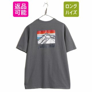 patagonia - 22年製 パタゴニア ポケット付き 両面 プリント 半袖 Tシャツ メンズ M / Patagonia ポケT アウトドア グラフィック アート バックプリント