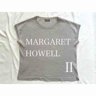 MARGARET HOWELL - 極美品☆MARGARET HOWELL リネン フレンチスリーブ サマーニット