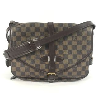 ルイヴィトン(LOUIS VUITTON)のルイヴィトン LOUIS VUITTON ソミュール30  N48081 ダミエ 斜め掛け カバン ショルダーバッグ ダミエキャンバス エベヌ ブラウン(ショルダーバッグ)