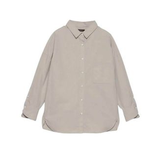 アニュアンス(ánuans)のanuans スタンダードシャツ　KHAKI GREY(シャツ/ブラウス(長袖/七分))