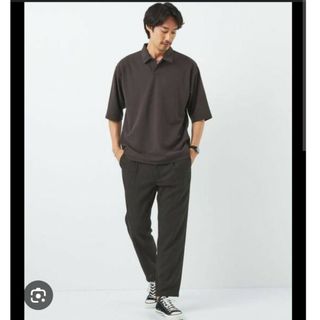 ユナイテッドアローズグリーンレーベルリラクシング(UNITED ARROWS green label relaxing)のリネンライクドビー 1P ユーティリティーパンツ(スラックス)