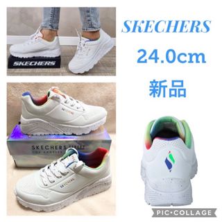 スケッチャーズ(SKECHERS)のスケッチャーズ　UNO LITE-RAINBOW SPECKLE 厚底　ダンス(スニーカー)