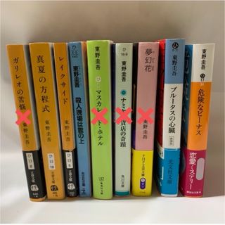 東野圭吾 「危険なビーナス」など4冊セット(文学/小説)