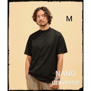 ナノユニバース(nano・universe)の【美品】LB.03/Anti Soaked ヘビーモックネックTシャツ(Tシャツ/カットソー(半袖/袖なし))