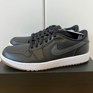 新品 Nike エアジョーダン1 ロー ゴルフ ブラックガム 25.5cm