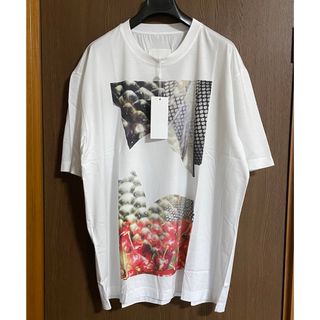 Maison Martin Margiela - 白M新品 メゾン マルジェラ オーバーサイズ グラフィック プリント Tシャツ 