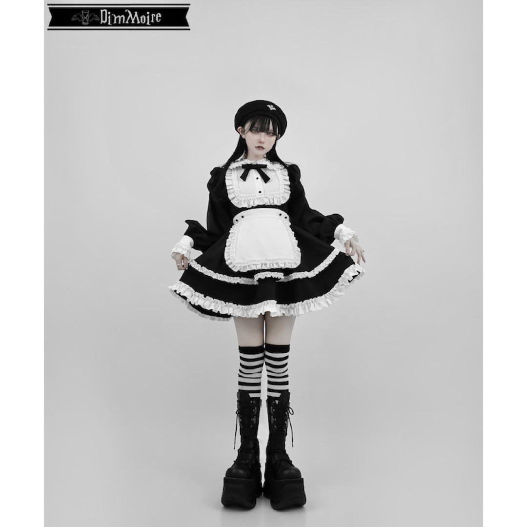 REFLEM - DimMoire ディムモアール 絶メイドワンピース Black REFLEM - DimMoire ディムモアール 絶メイドワンピース Black