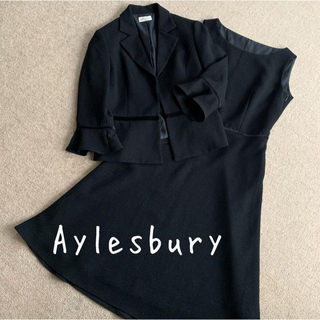 アリスバーリー(Aylesbury)の美品 アリスバーリー ワンピース ジャケット フォーマルスーツ セットアップ 黒(スーツ)