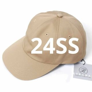 キジマタカユキ(KIJIMA TAKAYUKI)の24ss キジマタカユキ COTTON CHINO 6PANEL CAP CAM(キャップ)