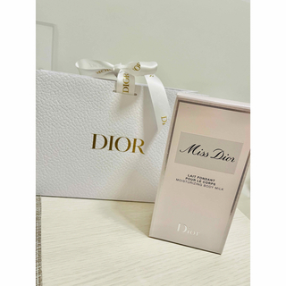 クリスチャンディオール(Christian Dior)のDIOR ミスディオールボディミルクの空箱、袋(ボディローション/ミルク)
