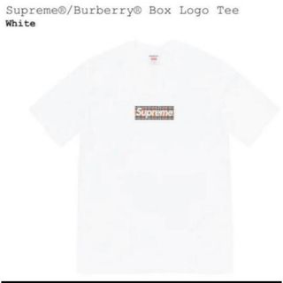 バーバリー(BURBERRY)のSupreme / Burberry Box Logo Tee(Tシャツ/カットソー(半袖/袖なし))