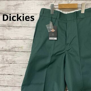 ディッキーズ(Dickies)の新品 Dickies Loose Fit ハーフパンツ ライブ フェス 緑 人気(ショートパンツ)