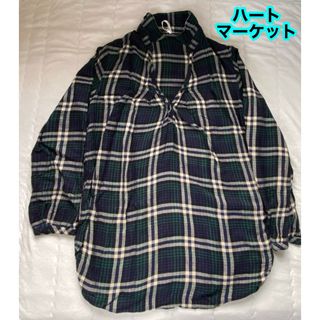 ハートマーケット(Heart Market)のレディース women 長袖シャツ チェック柄 緑チェック ハートマーケット(Tシャツ(半袖/袖なし))