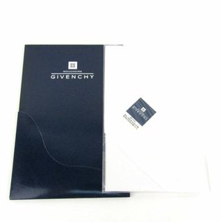 ジバンシィ(GIVENCHY)のジバンシィ ハンカチ 未使用 コットン ホワイト 白 ブランド ギフト 小物 メンズ GIVENCHY(ハンカチ/ポケットチーフ)