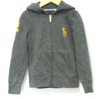 ラルフローレン(Ralph Lauren)のラルフローレン パーカー トップス スウェット ビッグポニーロゴ 裏起毛 キッズ 男の子用 8      サイズ グレー RALPH LAUREN(Tシャツ/カットソー)